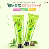 Dalam stok # Krim Tangan Teh Hijau Anti-Retak Kering Menghidrat Pelembap Rose Krim Tangan Penjagaan 