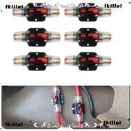 FKILA DC Resettable Circuit Breaker, Resettable Insurance 60A 50A 40A 30A Self Recovery Circuit Brea