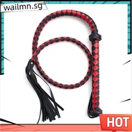 Horse Red Whip Horse Whip Riding Crop Equestrian Faux Leather Whip Horse Equipment Whip Training Hor