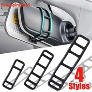 [Sunshine] Multi-Gear Adjustable Dash Cam Strap / Car Interior Rubber Belt Buckle / Silicone Elastic Strap for Car Driving Recorder / Rearview Mirror DVR GPS Fixed Bandage