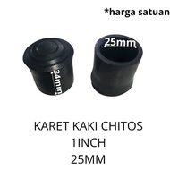 CHITOSE RUBBER FOOT 1 INCH 25MM/ RUBBER FOOT FOOT ...