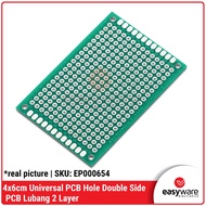 PCB DOUBLE SIDE 4x6cm PCB MATRIX 4x6 PCB HOLE 4x6 PCB FR4 PROTOBOARD