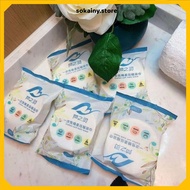 (COMBO of 5) GREEN COMPRESSED BATH TOWEL 73G - Thick Cotton, Fast Water Absorption