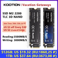 KOOTION X15 M.2 SSD 256GB 512GB 1TB SSD Solid State Drive M2 SSD M.2 NVMe PCIe Internal Hard Disk For Laptop Desktop MSI Dell HP