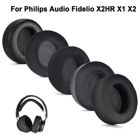 2Pcs Foam Sponge Ear Pads Earpads Accessories Replacement Ear Cushion Repair Parts for Philips Audio