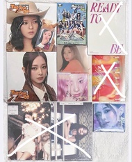 TWICE 未拆專輯 Ready To Be、With YOU-th Run Away 周子瑜 tzuyu solo dahyun 單封 十週年特別專 定延 jeongyeon