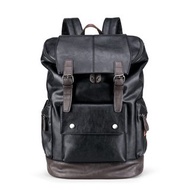 皮質旅遊背包 6201 黑色