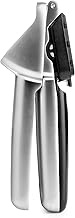 Lacor - 60277 - Double Garlic Press, Crush, Cube, Cleaning Accessories, Ergonomic Handle, 18/10 Stai