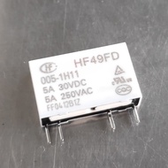 RELAY DC 5V 4PIN HF49FD 005-1H11 MINIATURE POWER RELAY 5A HF49FD/005 1H11