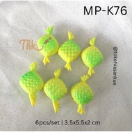 MP-K76 - Plastic Ketupat Cake Decorations (6pcs)