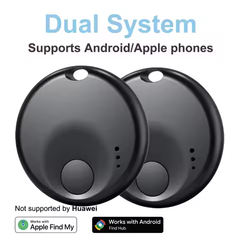 Smart Air Tracker Tag, Bluetooth Tracker Tag Compatible with Apple Find My or Google Find Hub App Wa