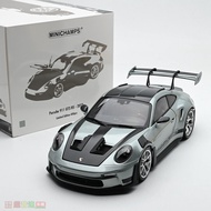 Minichamps Mini Cut 1: 18 Porsche 911 992 GT3 RS Alloy Car Model Silver