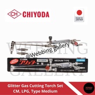 Chiyoda Glitter Gas Cutting Torch Set CM LPG Type Medium