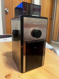 DeLonghi Burr Coffee Grinder + IKEA Glass Jar (Coffee beans not included)
