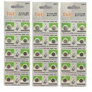 [SG] T&E AG2 SR726SW LR726 396 397 Button Alkaline Battery (30 Pieces)