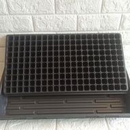 Paket Tray Semai Potray Pot Semai dan Alas Tray 32 50 72 98 105 128 162 200 288 Lubang