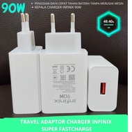 Infinix 90W super Fast charge Charger Head travel/ Adapter Charger Infinix 90W Note 50 Pro Fast Char