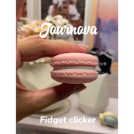 [KEYCHAIN] Fidget Clicker Macaron - 3D Printed - Cute Pastel, Stress Relief, Bag Decoration Keybag