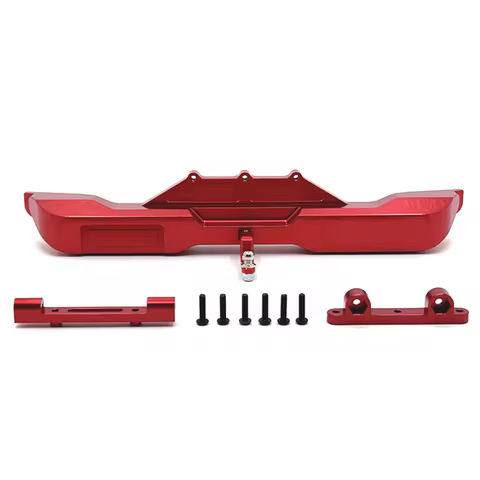 Metal Rear Bumper for WLtoys 104010 104020 104026 RC Car Upgrade Parts Rear Anti-collision With Trai