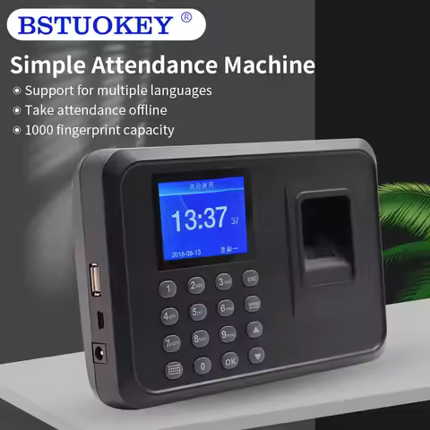 Biometric Fingerprint Attendance Machine Smart Fingerprint Time Attendance Machine Time Clocking Rec
