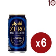 朝日 - New 朝日 Asahi 全新朝日零「Asahi Zero」採用「脫醇法」正宗的口感無酒精啤酒(罐裝) 6x350毫升