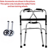 walker 4 ขา รับน้ำหนักได้ 500KG อุปกรณ์ช่วยเดิน พับได้ด้วยคลิกเดียว วอร์คเกอร์ ปรับความสูงได้ 6ระดับ