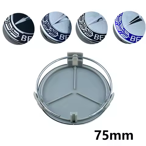 4pcs 75mm car wheel hub center cover modification parts suitable for Mercedes Benz W204 W205 AMG E21