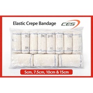 Crepe Bandage Stretched, Elastic Bandage 5cm, 7.5cm, 10cm, 15cm X 4.5 Meter (PACK)