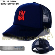 Topi Trucker Jaring Pria dan Wanita YNWA - Navy JK