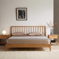 【D3原木家居】Winsor 北美梣木雙人床架-標準雙人/雙人加大