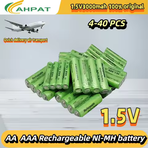 4-40pcs NEW AA Battery 3000 MAh Battery NI-MH 1.5 V AA Alkaline Battery for Clocks, Mice, Computers,