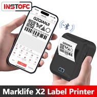 Marklife X2 Label Maker 2 inch Label Printer Bluetooth Inkless Thermal Printer