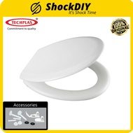 TECHPLAS LIGHT DUTY PLASTIC TOILET SEAT COVER / PLASTIK JAMBAN DUDUK TANDAS