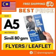 [HARGA KILANG] Flyers/Leaflet Printing A5 Size