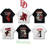 Ghostxyz T-Shirt DareDevil Black White Oversize Vintage Tee