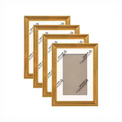 Retro Gold Color Photo Frame Vintage Style for Decoration Home Wall Art 4x6 6x8 8x10 Inch Decorative