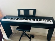 Yamaha Digital piano (P45) Yamaha 電子琴 (original price: $5000) 88 keys, with stand and stool, 連架，連櫈