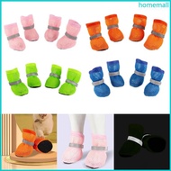 HO Dog Shoes Antislip Pet Shoes Reflective Dog Heat Resistant Shoes Dog Supply