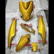 cover body yamaha MIO 2010 SMILE kuning emas gold ori original fullset