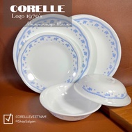 Corelle USA [Logo 1970s] - Morning Blue - [Retail] 01 Sunshine Bowl or PlatePiece