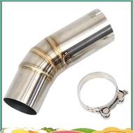 Slip on for  959 Panigale 60mm Motorcycle Exhaust Middle Link Pipe Escape Stainless Steel Muffler