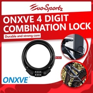 ONXVE 4 Digit Combination Lock | Bicycle Bike Number Pad Lock