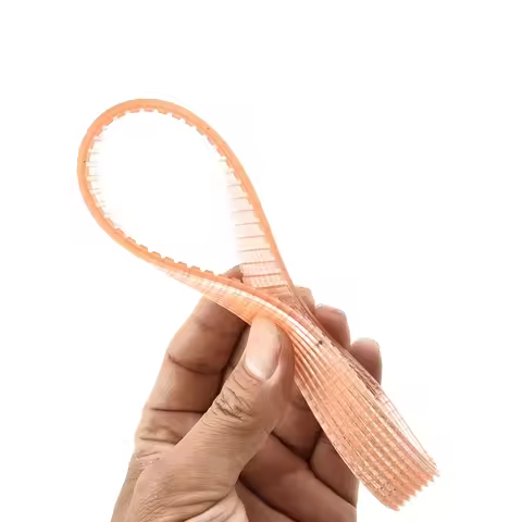 1pc Ozone Resistance Cold Resistance Planers Belt 6pj348 Orange Planers Planers Belt Woodworking Equ