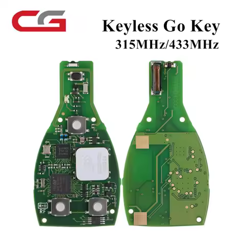 CG MB 08 Version Keyless Go Key 315MHz/433MHz in 1 with Shell for Mercedes W164 W221 W216 from Year 