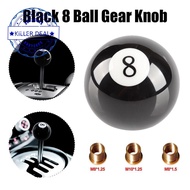 Black 8 Ball Shift Knob Creative Billiard Ball Knob Car Handle Modification Shift Manual L6o6