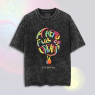 Washed Coldplay Oversize T-Shirt | Washed T-Shirt | Coldplay Band T-Shirt | Coldplay T-Shirt | Coldp