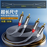 สายเสียง 2 RCA คู่ สาย AV คอมพิวเตอร์ DVD โทรทัศน์ ลำโพง Bass ลำโพงลำโพง เสียง