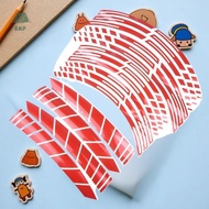 [EKP] 21/18 Inch's For Reflective Motorcycle Wheel Stickers Hub Decal Rim Stripe (PVC Motorcycle Whe