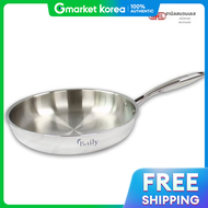 กระทะสเตนเลสสตล 5 ชน ยหอ Hanil STS รน Bailey ขนาด 30 ซม. ใชไดกบเตาแมเหลกไฟฟา (IH)