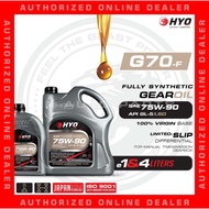 HYO G70-F [LIMITED-SLIP DIFFERENTIAL] GEAR OIL FULLY SYNTHETIC SAE 75W-90 API GL-5/LSO